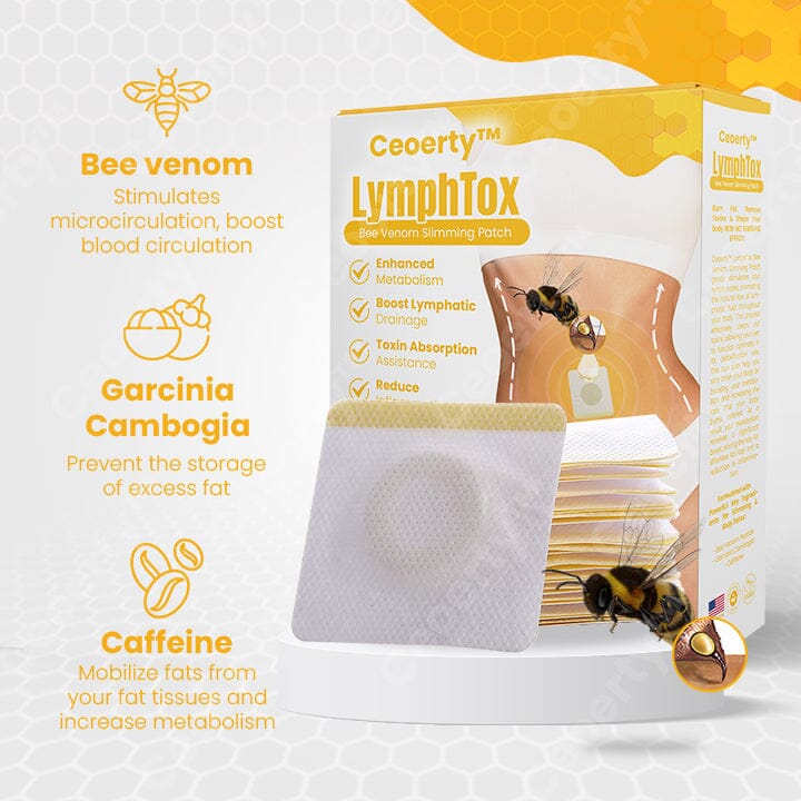 Ceoerty™ LymphTox Bee Venom Slimming Patch English ERUN 